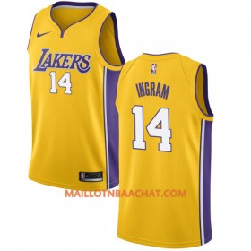 Maillot NBA Los Angeles Lakers Brandon Ingram 14 Nike 2017-18 Or Swingman - Homme
